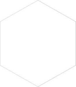 Codicer 95 Basic Hex 25 White 22x25 Напольная плитка