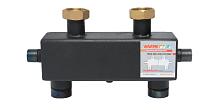 Warme WGR80.GB Гидравлический разделитель с отводами под воздушный клапан и грязевик и накидными гайками
