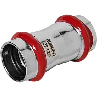 ROMMER Муфта равнопроходная 22 из нержавеющей стали прессовой, арт. RSS-0017-000022