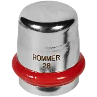 ROMMER Заглушка 28 из нержавеющей стали прессовой, арт. RSS-0025-000028