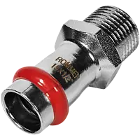 ROMMER Переходник ВПр-Нр 15x1/2, из нержавеющей стали прессовой, арт. Rss-0021-001512