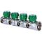 SMB-6850-011204 Stout Коллектор регулирующий 1", 4 отвода 1/2" (плоское уплотнение)