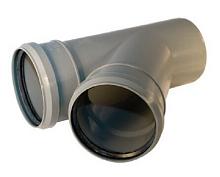 Тройник для внутренней канализации Политэк 40х40/87"