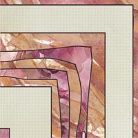 Europa Ceramica, Melisa, Dec Acuarela Esquina Декор 22,5х22,5