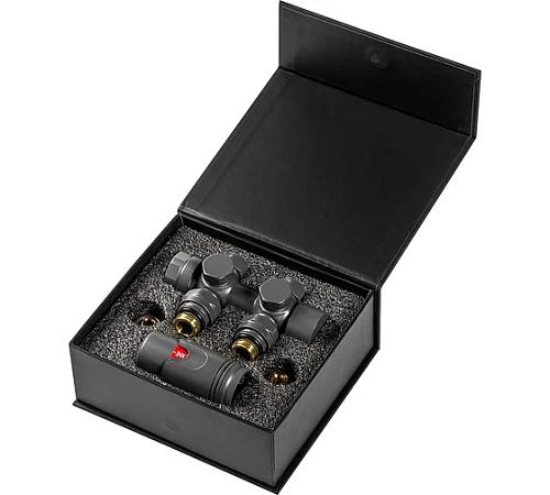 Arbiola SMART DUO 1/2 M30x1,5 (Антрацит) Узел нижнего подключения универсальный с термоголовкой