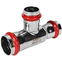 ROMMER Тройник переходной ВПр 28х22х22 из нержавеющей стали прессовой, арт. RSS-0014-282222