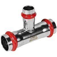 ROMMER Тройник переходной ВПр 22х15х22 из нержавеющей стали прессовой, арт. RSS-0014-221522